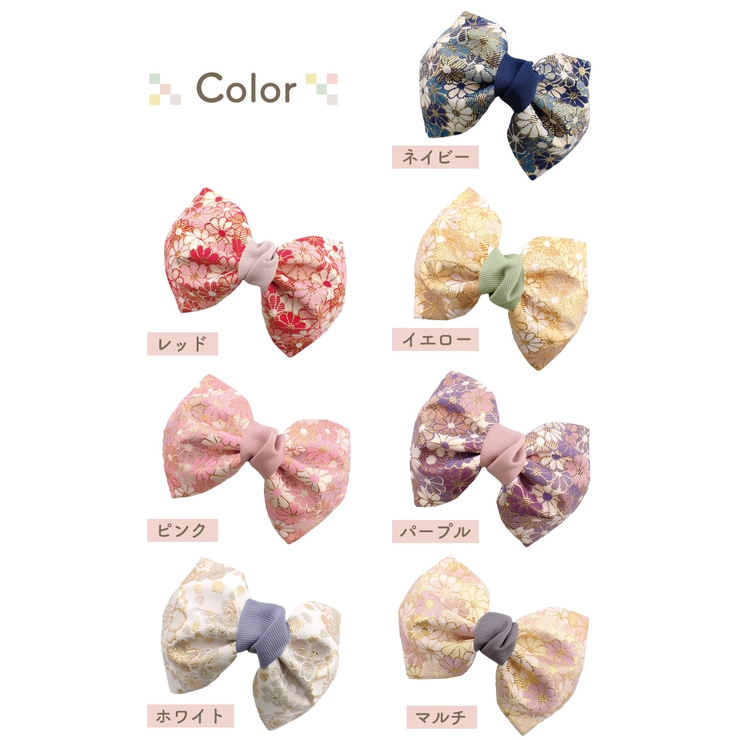 ヘアクリップ バンスクリップ リボン | アクセサリーショップPIENA | 詳細画像2 