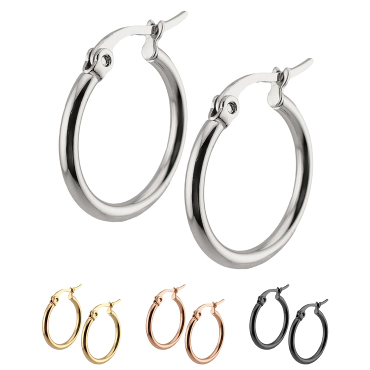 フープピアス レディース サージカルステンレス製 | アクセサリーショップPIENA | 詳細画像15 