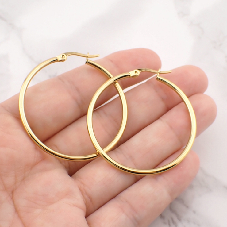 フープ ピアス サージカルステンレス | アクセサリーショップPIENA | 詳細画像6 