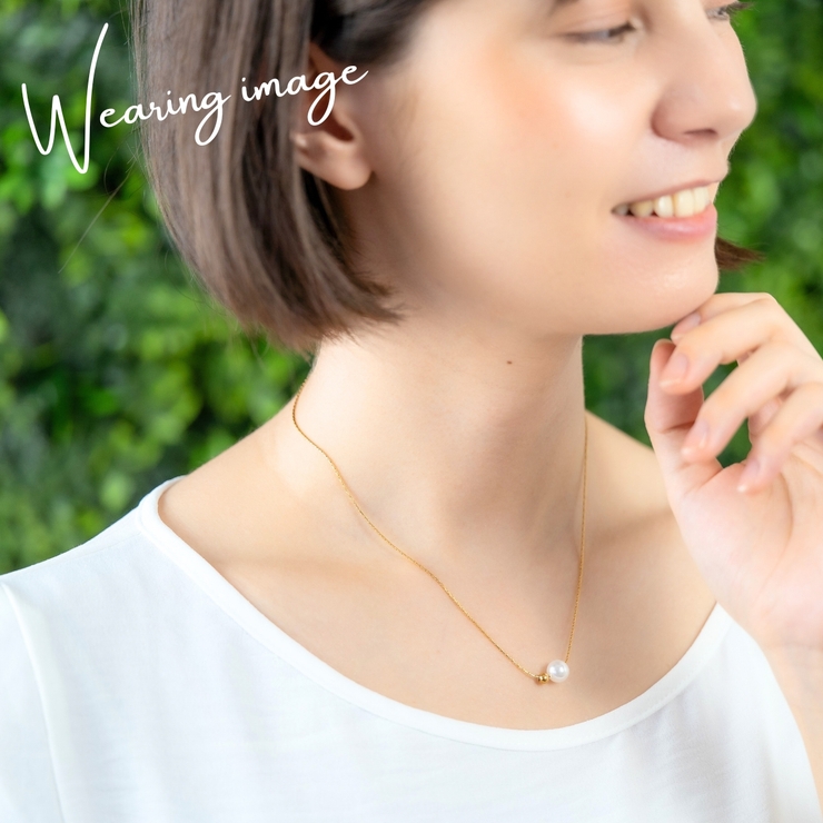 ネックレス サージカルステンレス パール | アクセサリーショップPIENA | 詳細画像4 