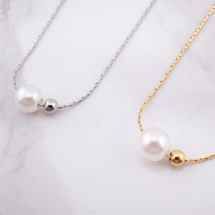 ネックレス サージカルステンレス パール | アクセサリーショップPIENA | 詳細画像9 