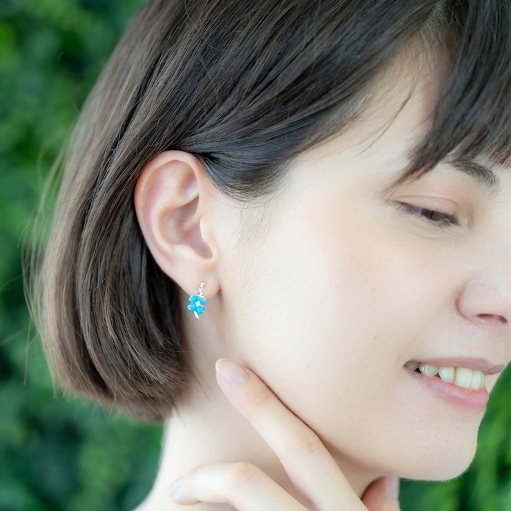 ピアス シルバー925 ネリターコイズ | アクセサリーショップPIENA | 詳細画像5 