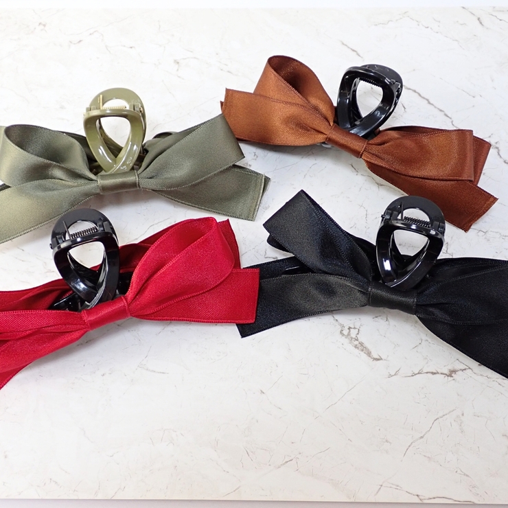 バンスクリップ 大きめ リボン | アクセサリーショップPIENA | 詳細画像12 