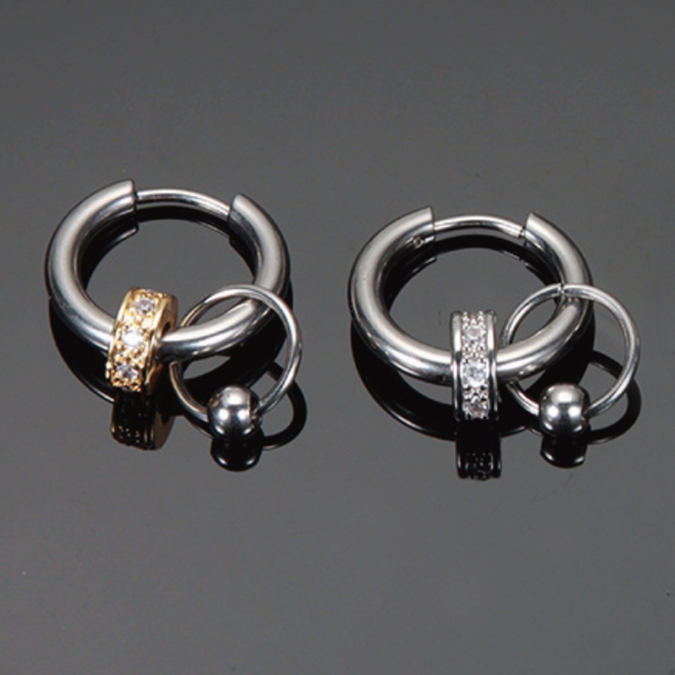 ピアス フープ 中折れ | アクセサリーショップPIENA | 詳細画像2 