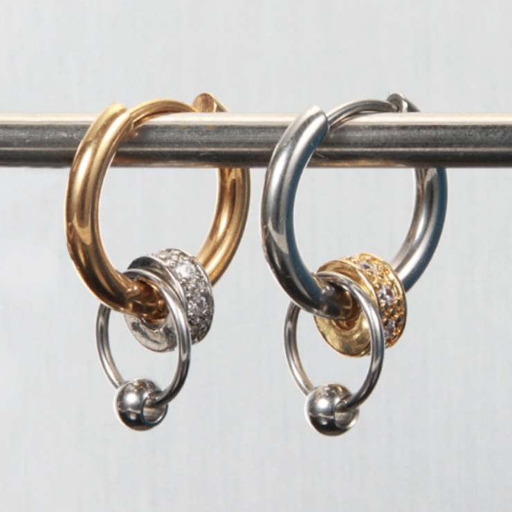 ピアス フープ 中折れ | アクセサリーショップPIENA | 詳細画像8 