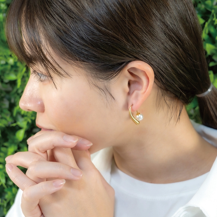 フックピアス レディース サージカルステンレス | アクセサリーショップPIENA | 詳細画像5 