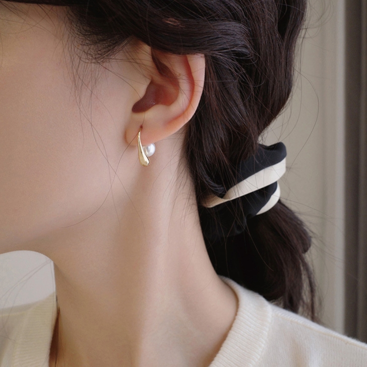 フックピアス レディース サージカルステンレス | アクセサリーショップPIENA | 詳細画像8 