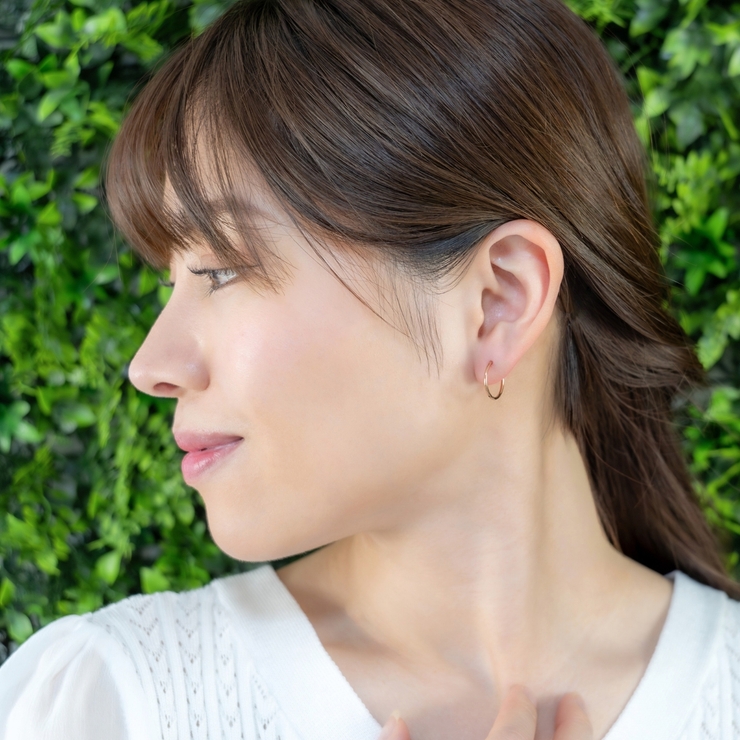 フープピアス 両耳用 サージカルステンレス | アクセサリーショップPIENA | 詳細画像5 