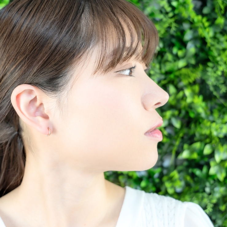 両耳用フープピアス サージカルステンレス レディース | アクセサリーショップPIENA | 詳細画像4 