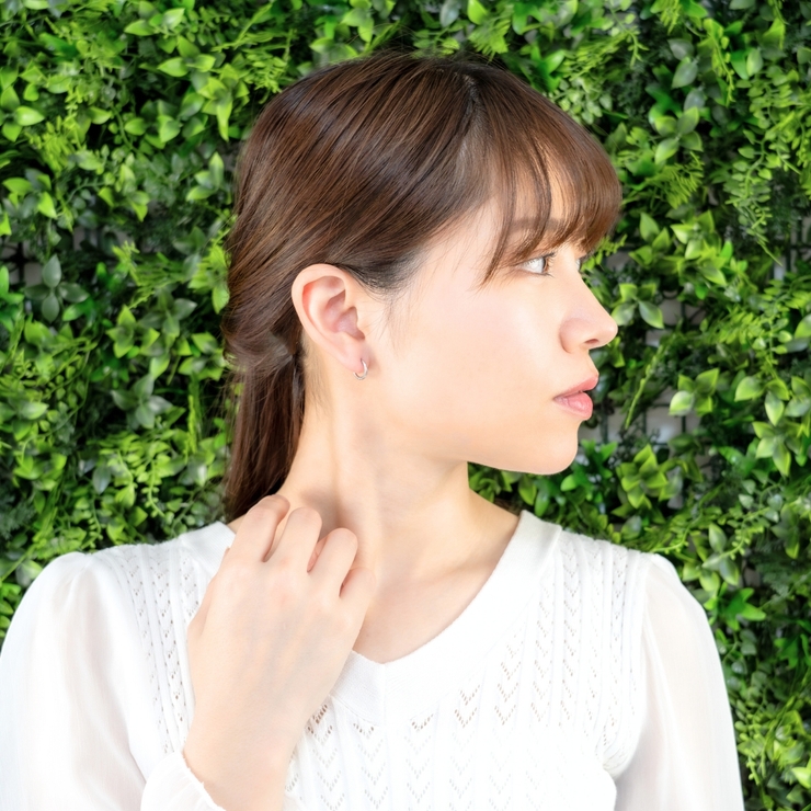 両耳用フープピアス サージカルステンレス 可愛い | アクセサリーショップPIENA | 詳細画像6 