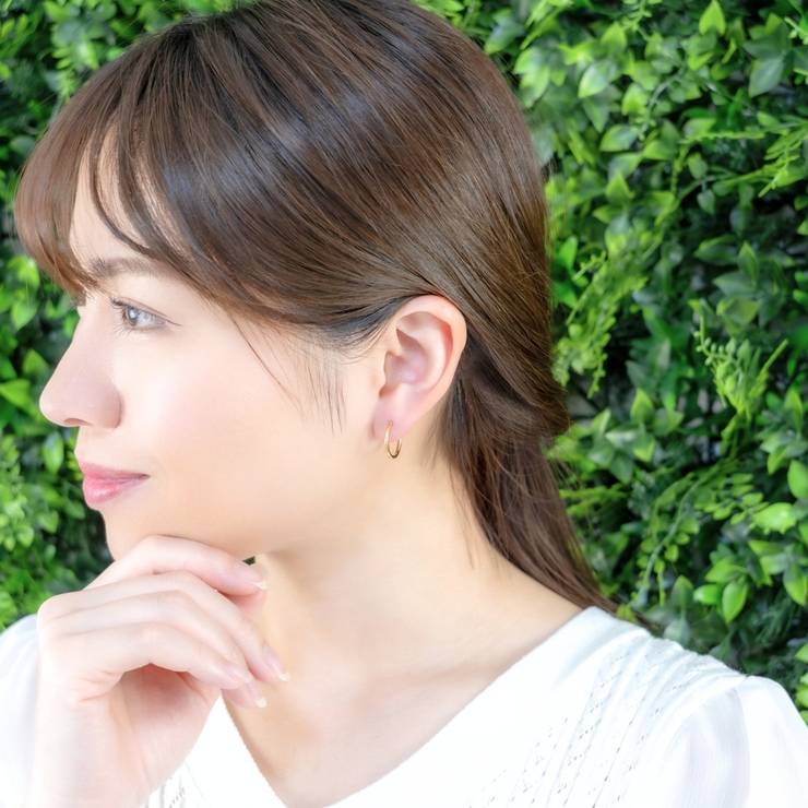 両耳用 フープピアス サージカルステンレス | アクセサリーショップPIENA | 詳細画像4 