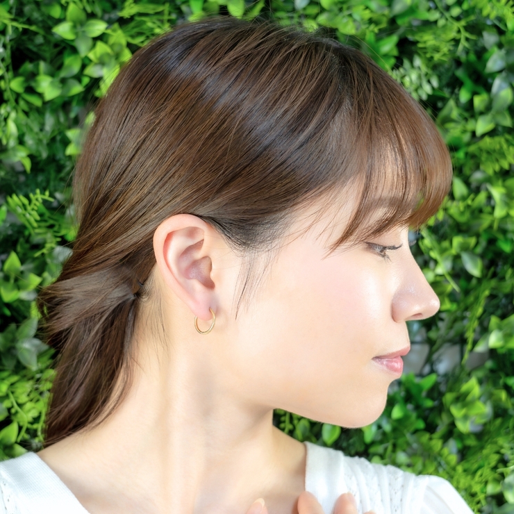 両耳用 フープピアス サージカルステンレス | アクセサリーショップPIENA | 詳細画像5 