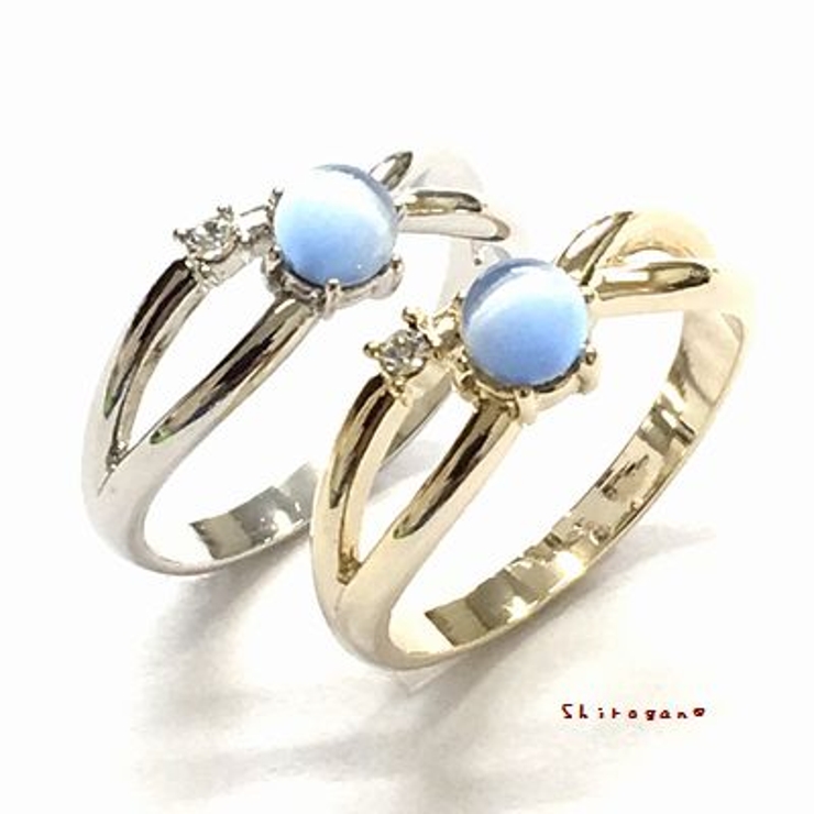 ブルーキャッツアイリング 指輪 レディース | アクセサリーショップPIENA | 詳細画像1 