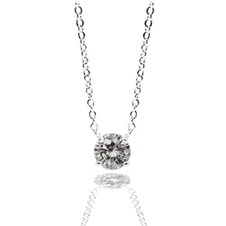 シンプルな王道スタイルのジルコニア プチペンダントネックレス 4 | アクセサリーショップPIENA | 詳細画像1