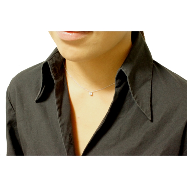 シンプルな王道スタイルのジルコニア プチペンダントネックレス 4 | アクセサリーショップPIENA | 詳細画像3