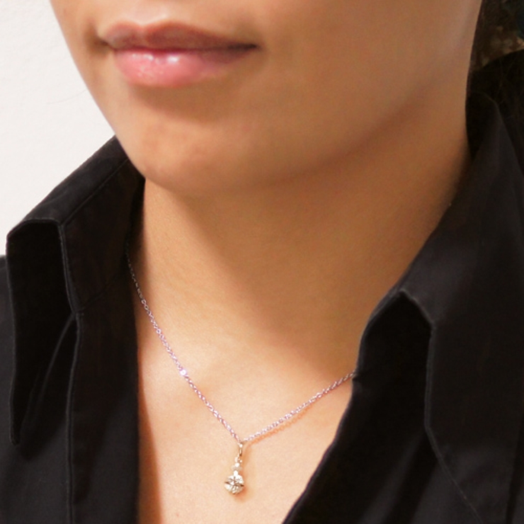 土星デザイン シルバーネックレス S925 土星 星 宇宙 惑星 ネックレス [fhns044-silver