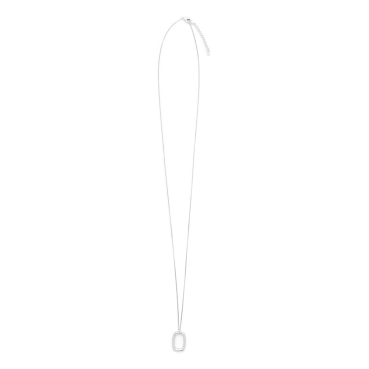 シルバー | パールパイプネックレス ネックレス パール | Pierrot