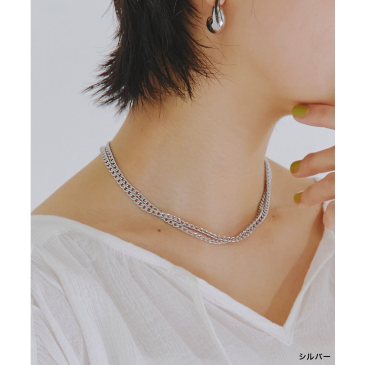 [RASW]stainlessチェーンネックレス