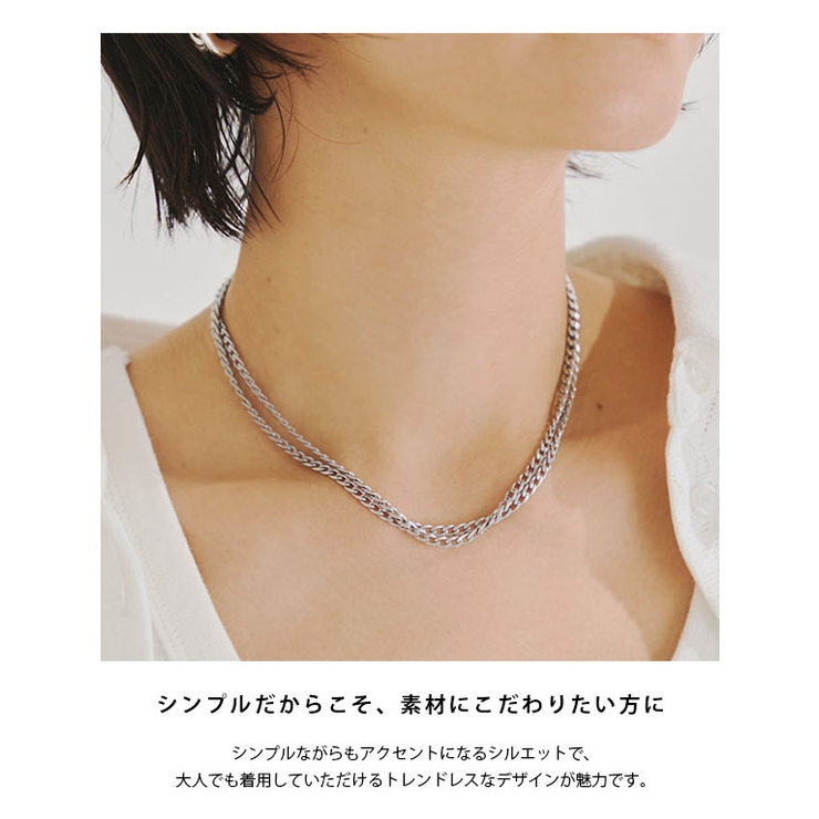[RASW]stainlessチェーンネックレス