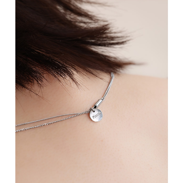 シンプルダブルチェーンクラスプネックレス ネックレス チェーン | Pierrot | 詳細画像11 