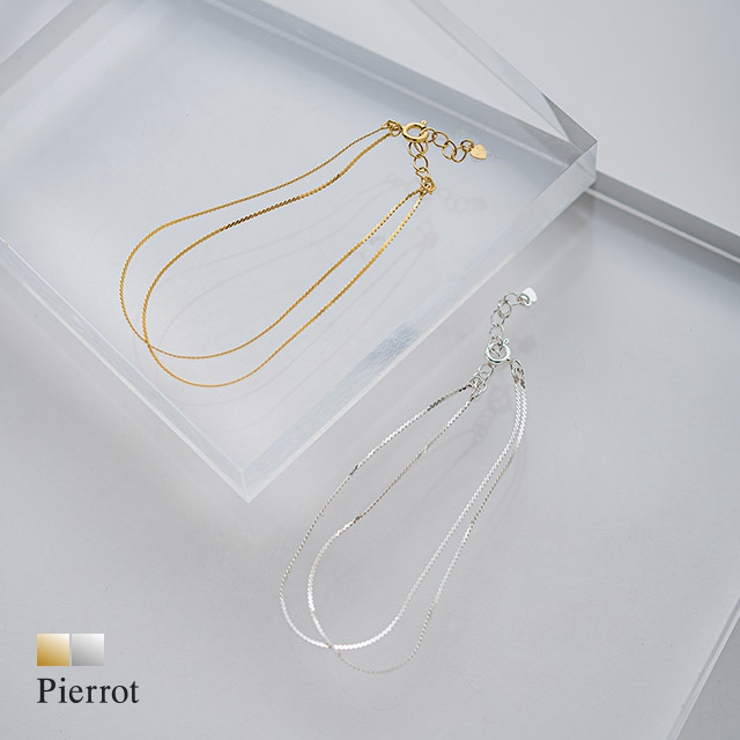 シンプルチェーンブレスレット ブレスレット シルバー | Pierrot | 詳細画像1 
