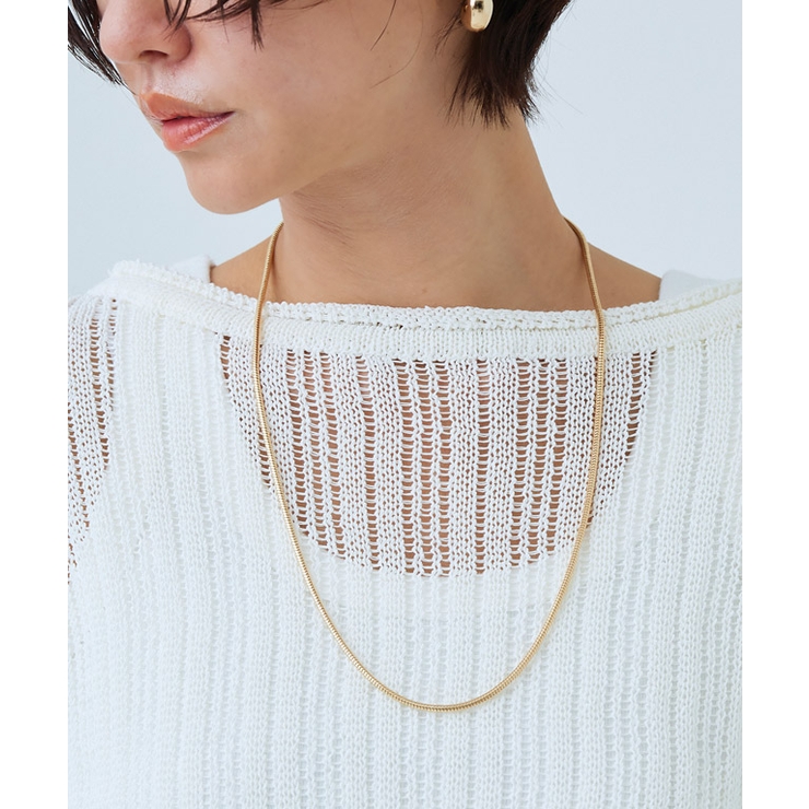 スネークチェーンネックレス ネックレス スネーク | Pierrot | 詳細画像9 