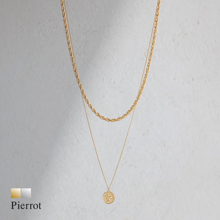 3wayメダルトップネックレス ネックレス メダルトップ | Pierrot | 詳細画像1 