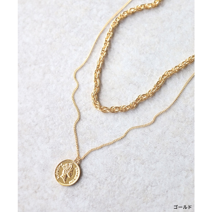 3wayメダルトップネックレス ネックレス メダルトップ | Pierrot | 詳細画像7 