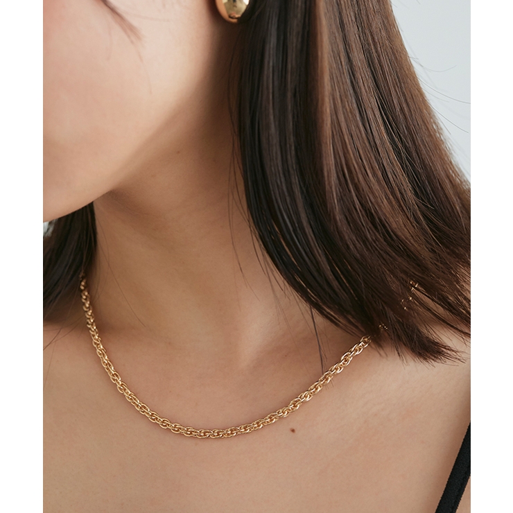 ゴールド | リンクチェーンミドルネックレス ネックレス リンクチェーン | Pierrot
