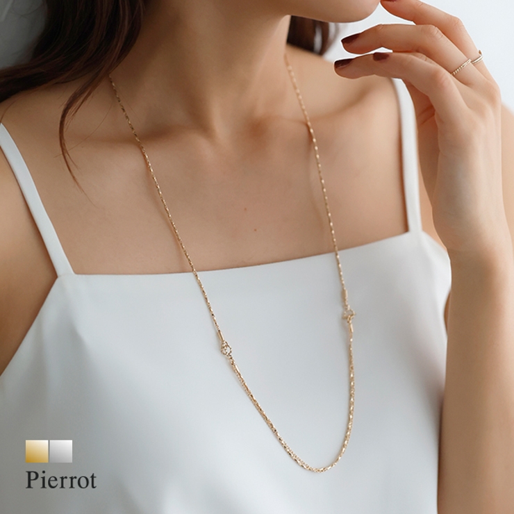 3wayデザインチェーンネックレス ネックレス アクセサリー | Pierrot | 詳細画像1 