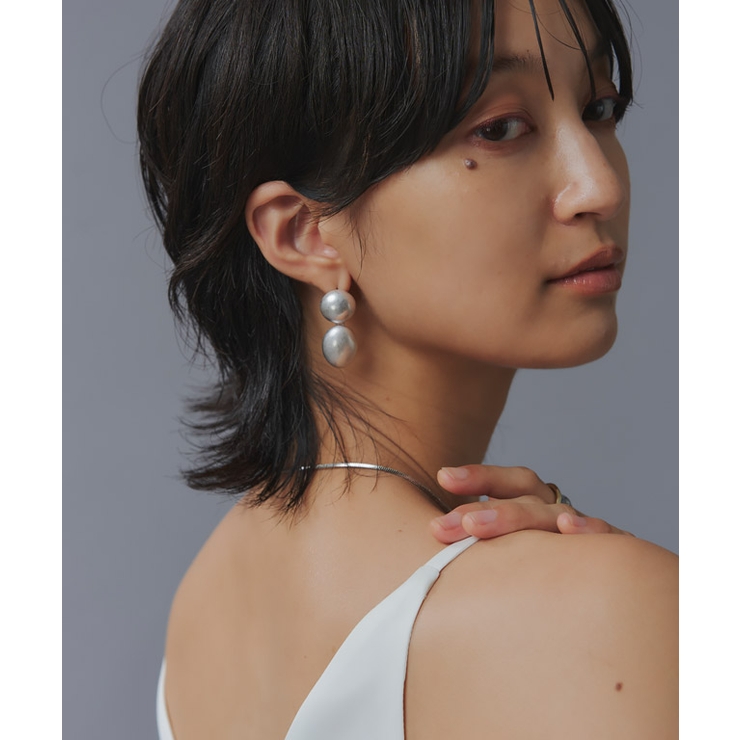 カボションキャストピアス ピアス ゴールド | Pierrot | 詳細画像8 