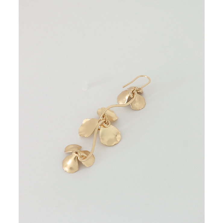 フラワーウェーブピアス ピアス フラワーパーツ | Pierrot | 詳細画像3 