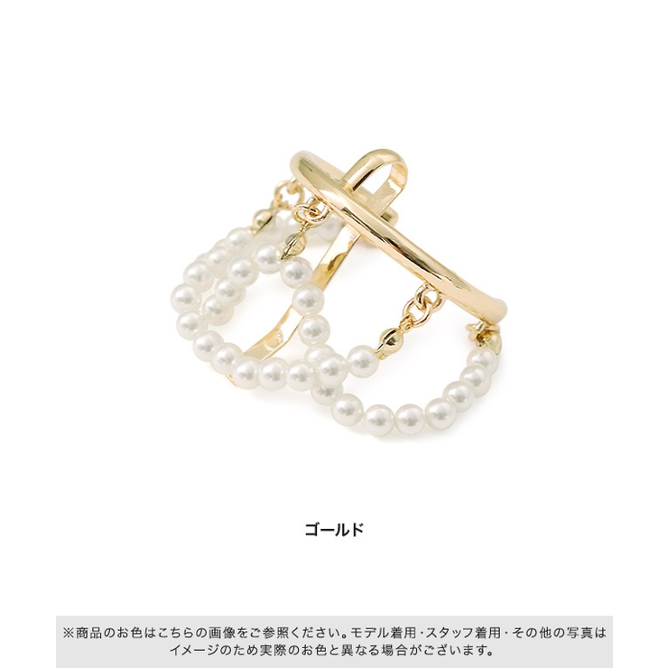 パールシャンデリアヘアーカフ ヘアーカフ メタル | Pierrot | 詳細画像5 