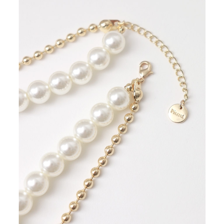 マルチwayパール3連ネックレス チェーン パール | Pierrot | 詳細画像3 