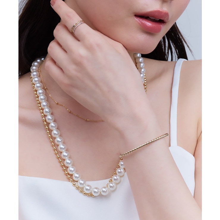 マルチwayパール3連ネックレス チェーン パール | Pierrot | 詳細画像9 