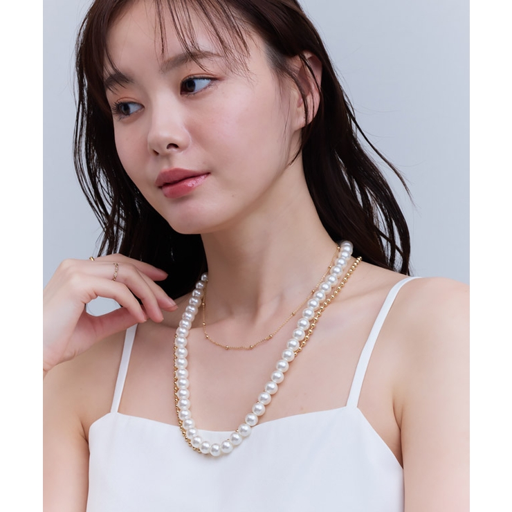 マルチwayパール3連ネックレス チェーン パール | Pierrot | 詳細画像10 