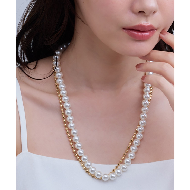 マルチwayパール3連ネックレス チェーン パール | Pierrot | 詳細画像12 