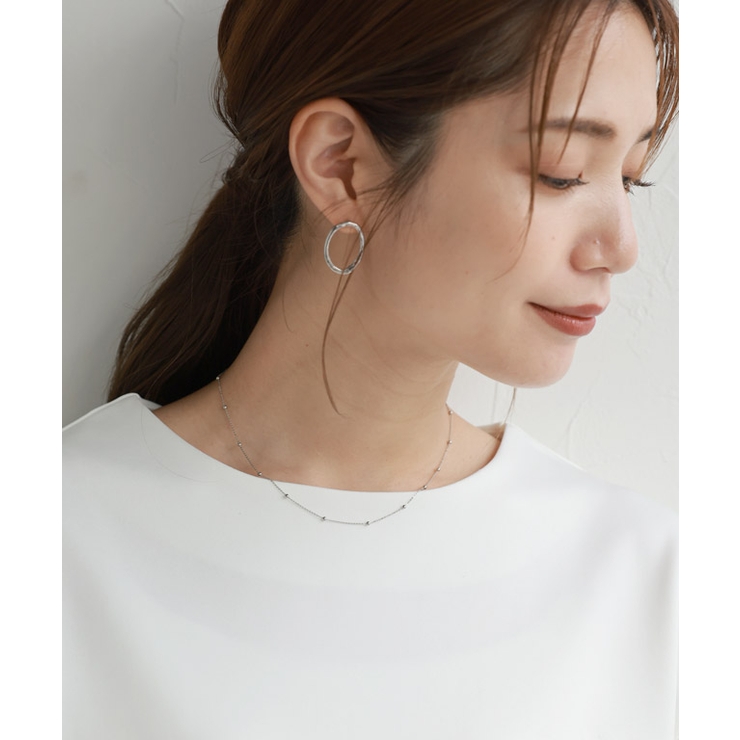 silver925ビーズデザインチェーンネックレス ネックレス ビーズ | Pierrot | 詳細画像7 
