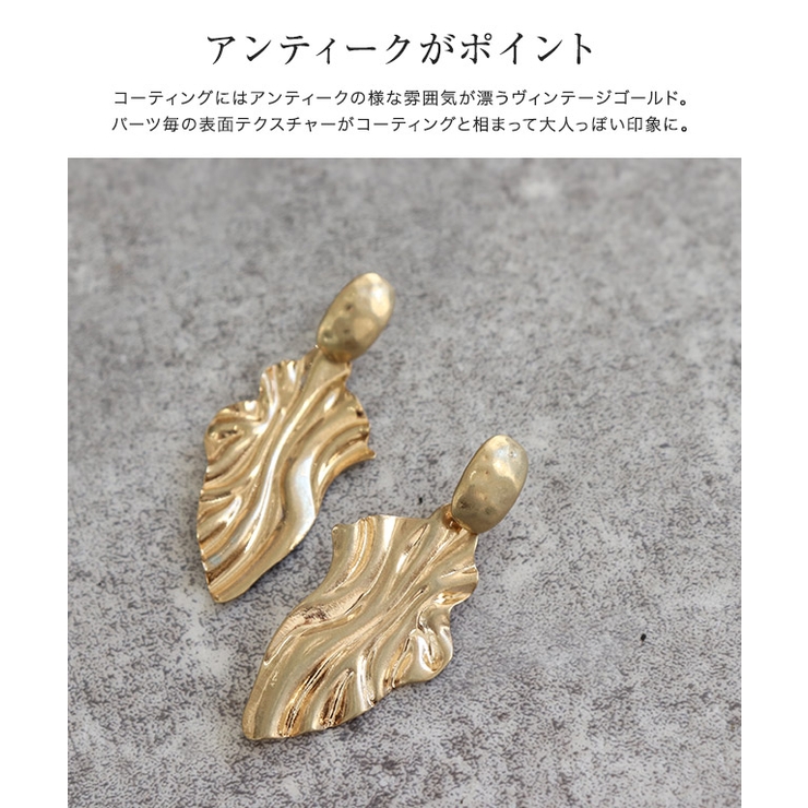 淡水パールチェーンフックピアス ピアス 淡水パール[品番