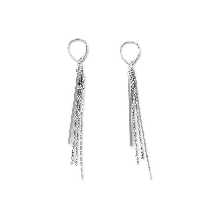 シルバー | タッセルクリッカーピアス ピアス タッセル | Pierrot