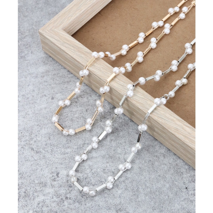 パールパイプネックレス ネックレス パール | Pierrot | 詳細画像6 