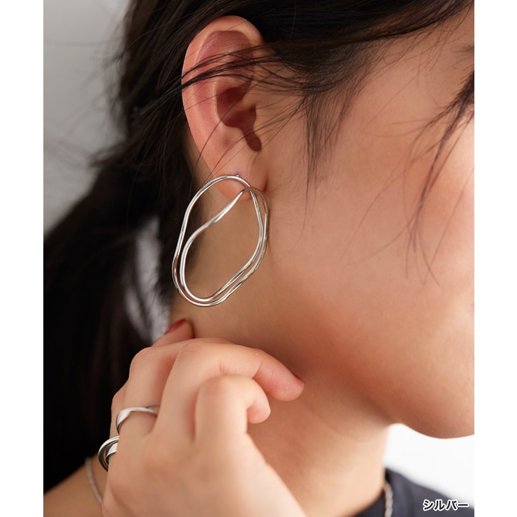 オーバルライナーピアス ピアス アクセ | Pierrot | 詳細画像16 
