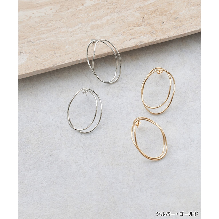 オーバルライナーピアス ピアス アクセ | Pierrot | 詳細画像6 