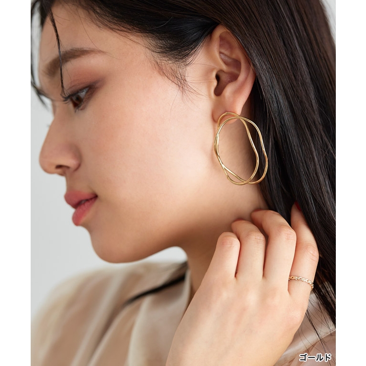 オーバルライナーピアス ピアス アクセ | Pierrot | 詳細画像10 