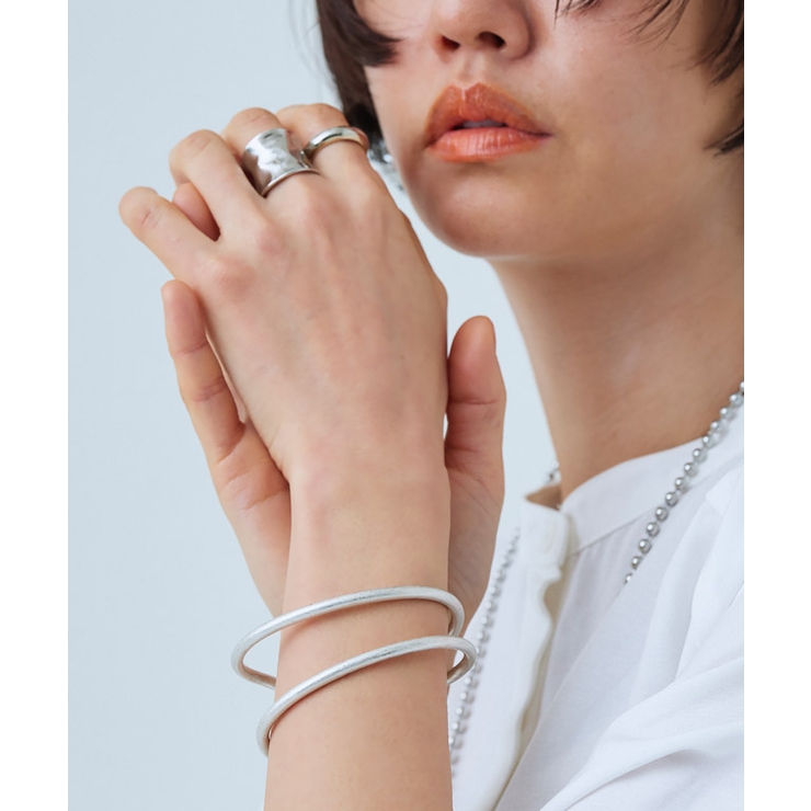 シルバー | ヴィンテージライナーバングル バングル マットライナー | Pierrot