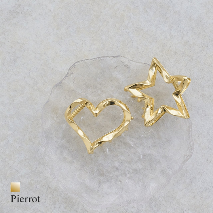 選べるモチーフメタルバンス ヘアアクセ ヘアクリップ | Pierrot | 詳細画像1 