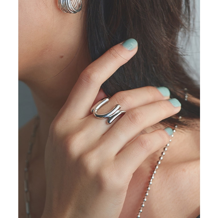 シルバー | [RASW]UNモチーフリング リング アルファベットモチーフ | Pierrot