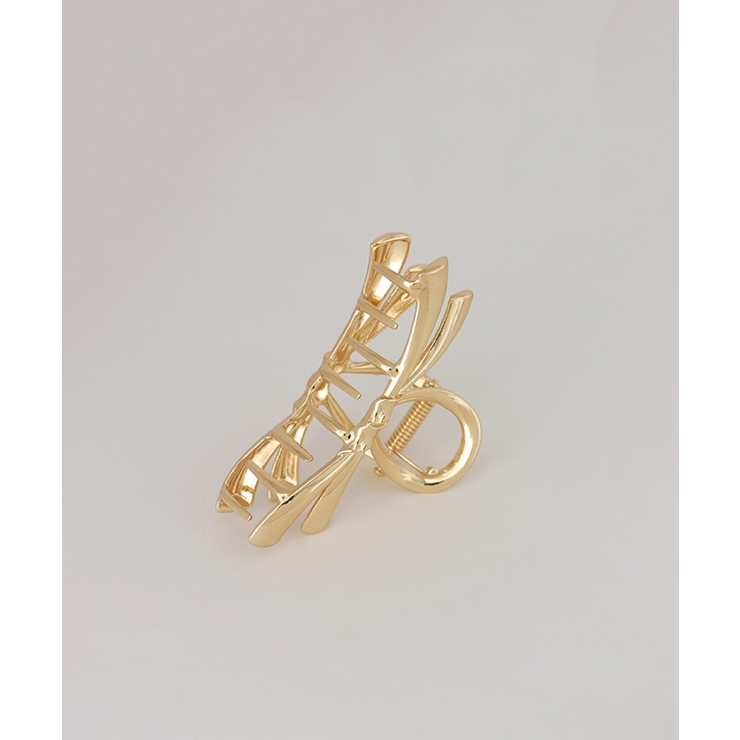 メタルリボンモチーフビッグクリップ ヘアクリップ リボンモチーフ | Pierrot | 詳細画像3 