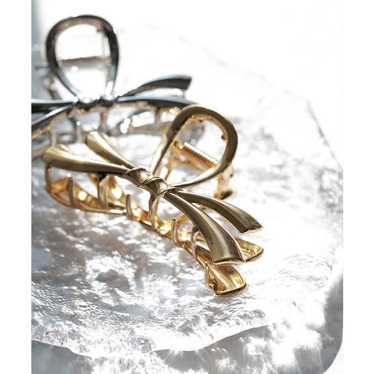 メタルリボンモチーフビッグクリップ ヘアクリップ リボンモチーフ | Pierrot | 詳細画像6 