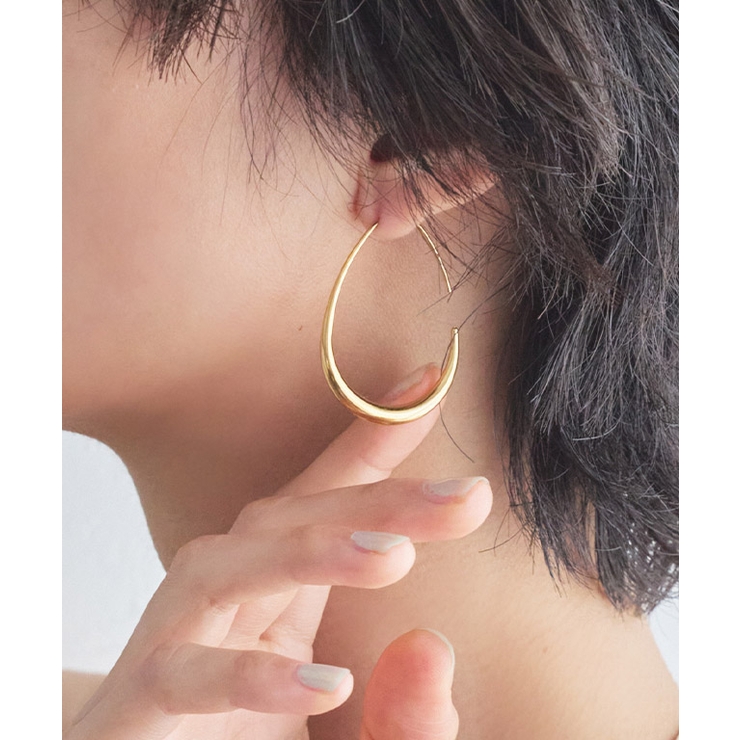 ゴールド | stainlessドロップフックピアス ピアス ゴールド | Pierrot